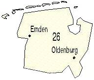 Postleitzahlengebiet 26.