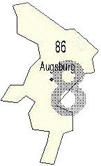 Postleitzahlengebiet 86.